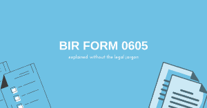BIR Form 0605 Payment Form