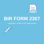 BIR Form 2307