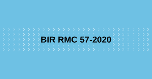 BIR RMC 57-2020